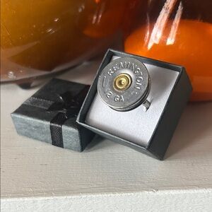 Remington Shotgun Bullet Shell Casing Ring Unisex